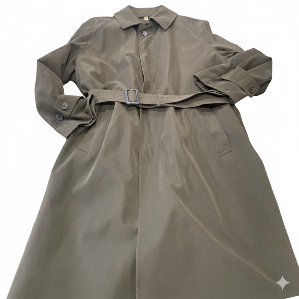Joseph Abboud Men’s BROWN Trench Coat Size 38R -Like New Luxury Outerwear.